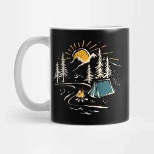 Camping scenery Mug